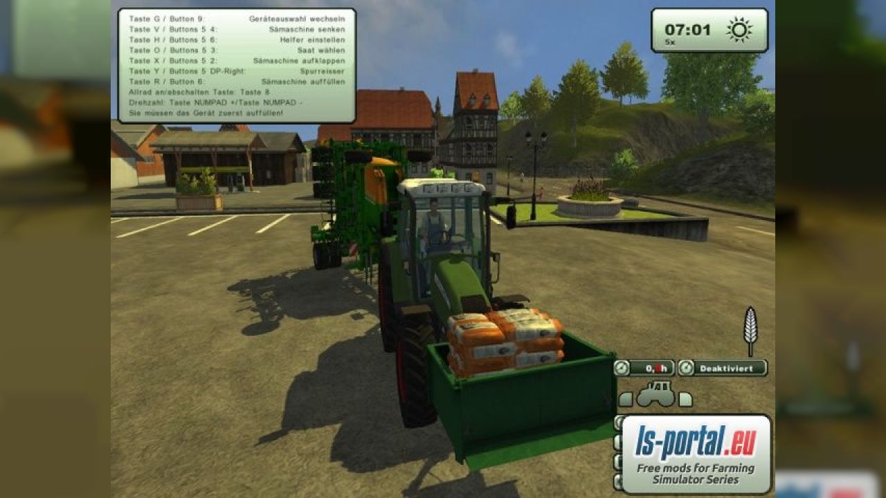 Seeding Heckcontainer FS2013 KingMods