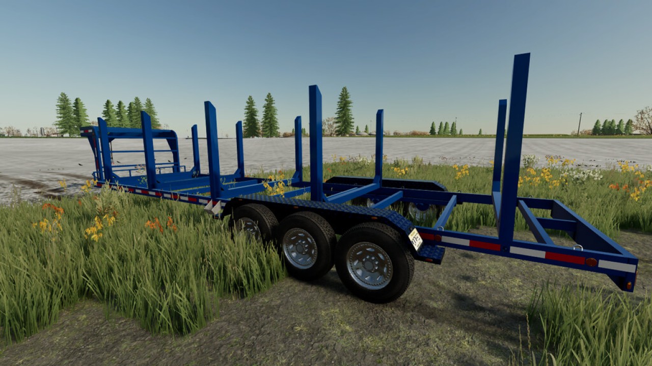 30 Flatbed Autoloading Trailer Pack FS22 KingMods