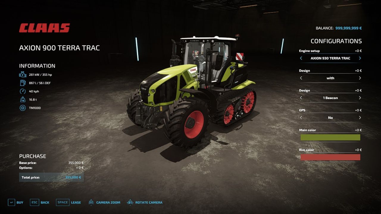 Claas Terra Trac Fs Kingmods