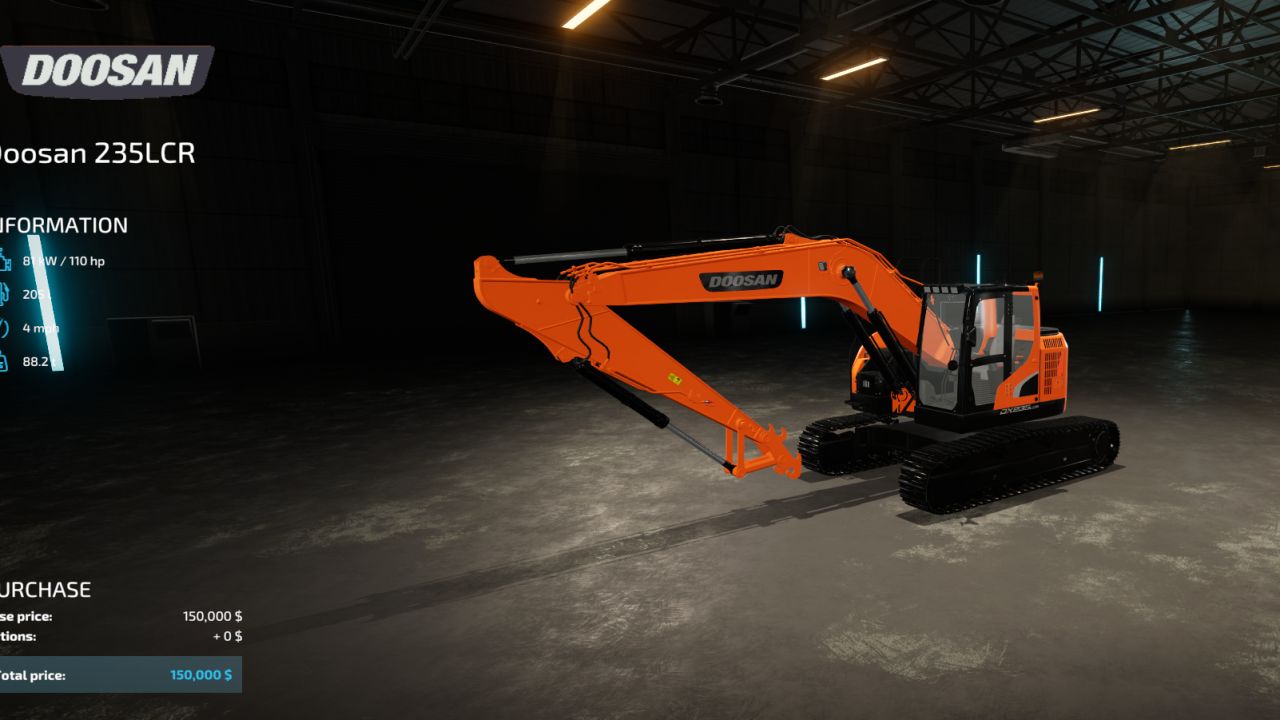 Doosan 235LCR FS22 KingMods