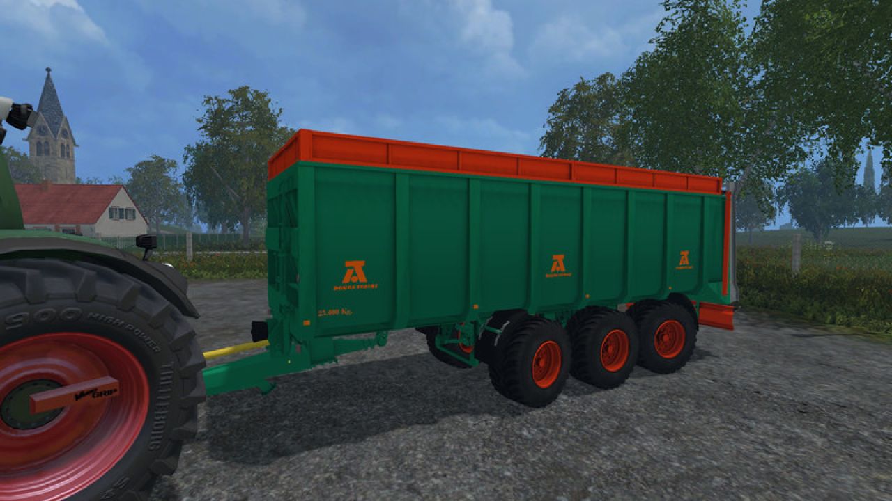 Aguas Tenias Manure Spreader Tridem