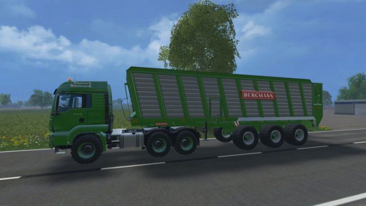 Bergmann HTW85 and MAN TGS AGRAR 6x6