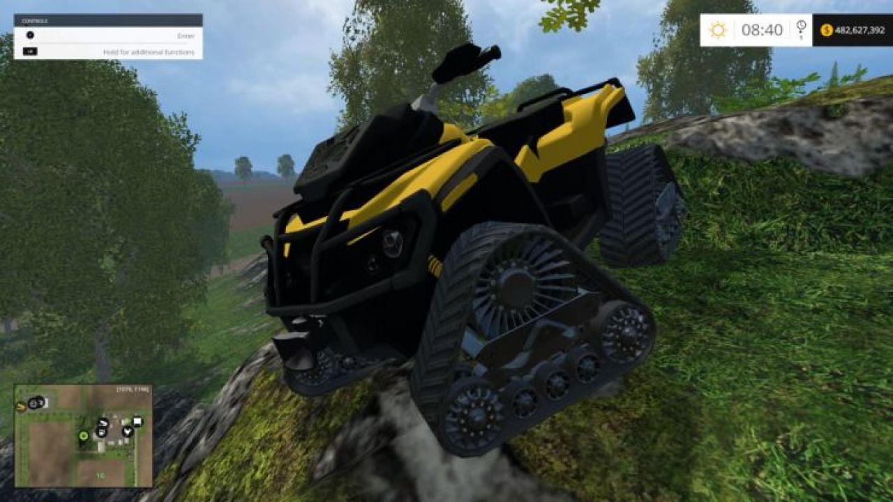 Can Am ATV Apache Yellow v1.1