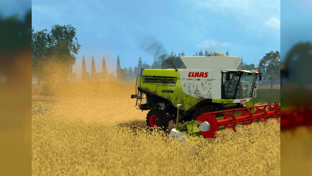 Claas Lexion 770 v2 with chopper dust