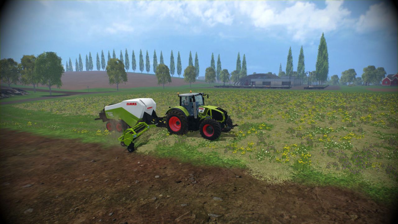 Claas Quadrant 3200 and Nadal R90