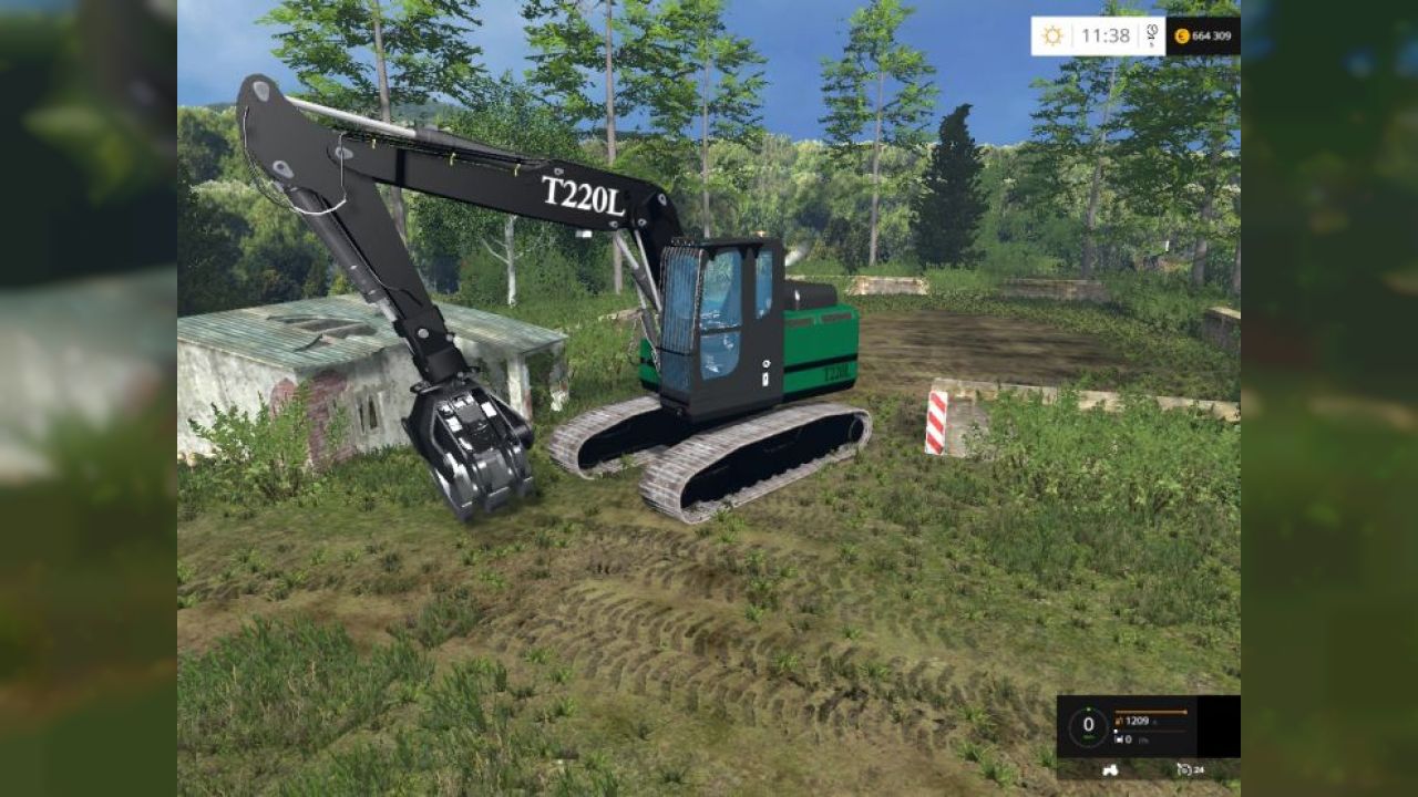 FDR T220L Grapple Loader