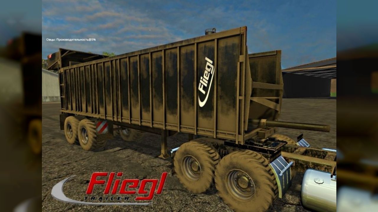 Fliegl Wood Trailer