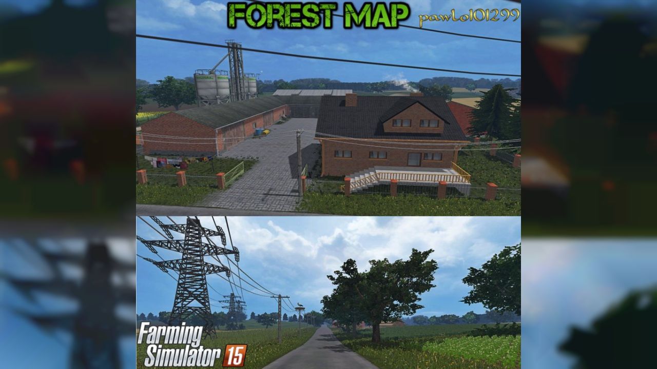 Forest Map FS15 - KingMods