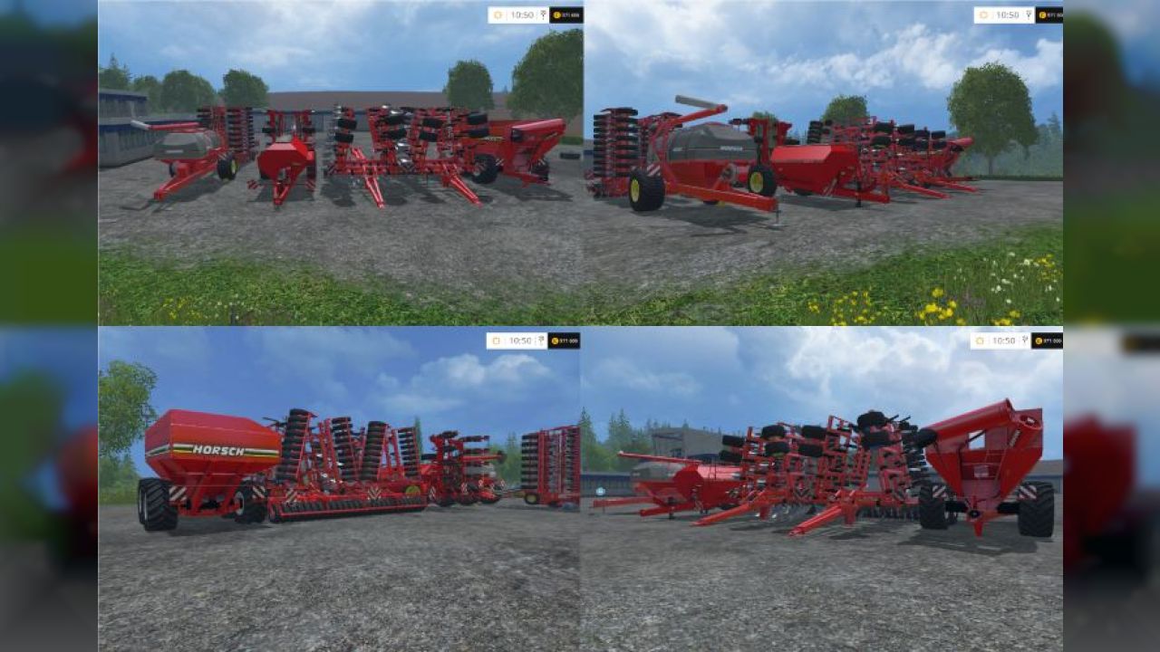 Horsch Pack Tiger Multiplough, Cultivator, Pronto, Maestro and Titan V1.1