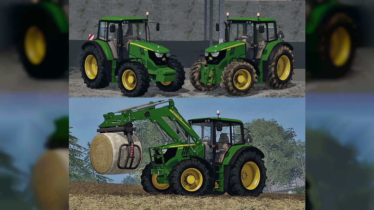 John Deere 6115M Pack