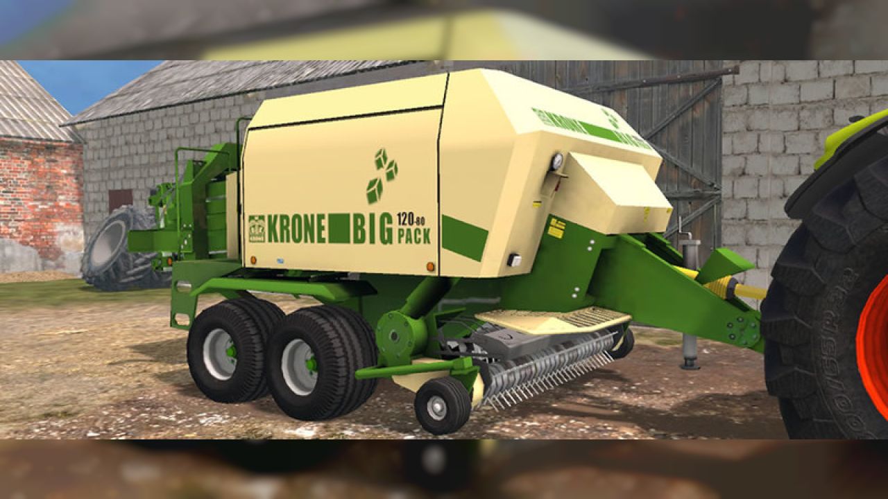 John Deere 690 & Krone BigPack 120-80