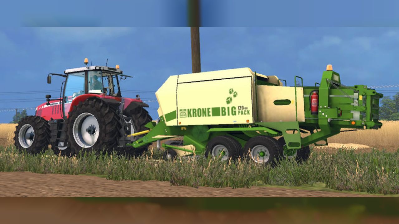 John Deere 690 & Krone BigPack 120-80