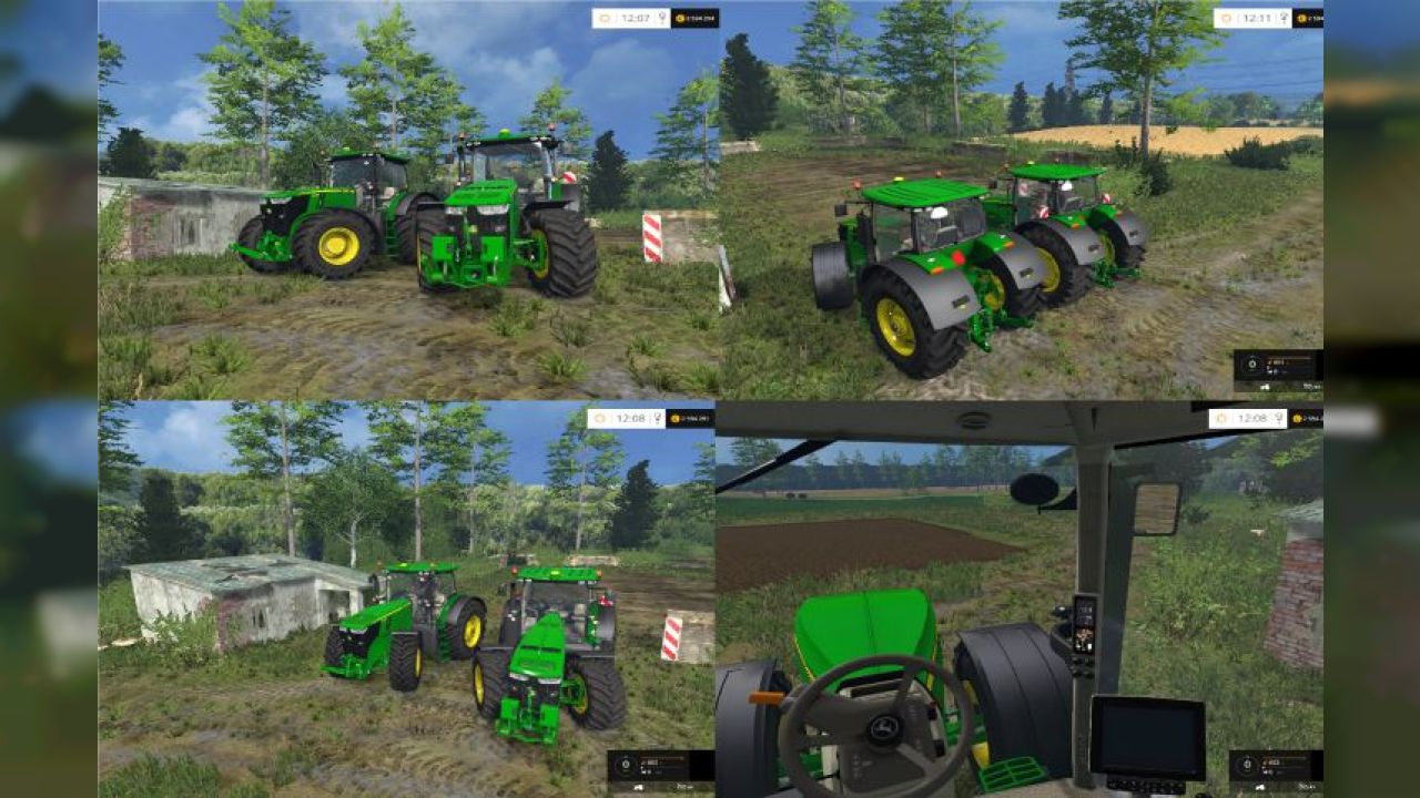 John Deere 7290R / 8370R Pack v0.2 BETA