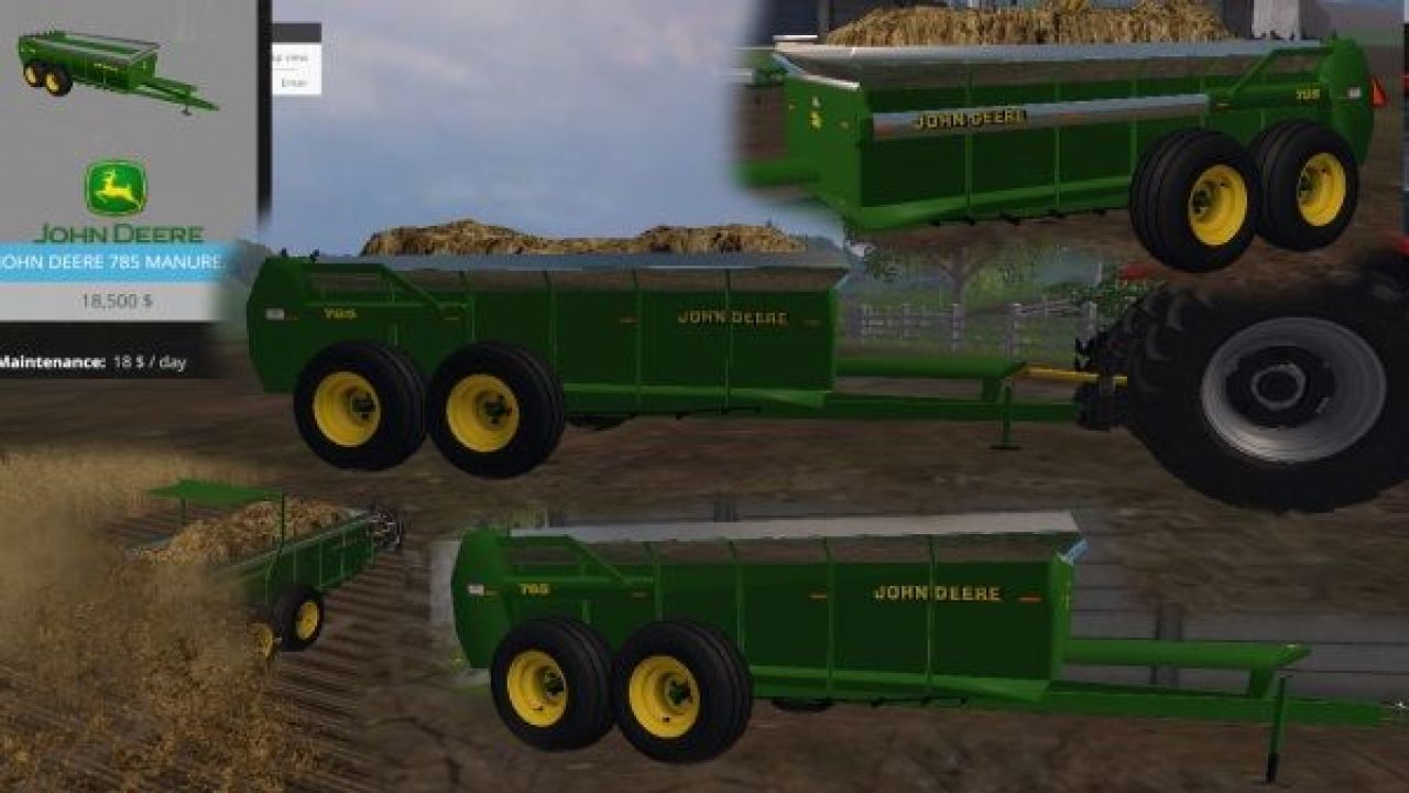 John Deere 785 Manure Spreader