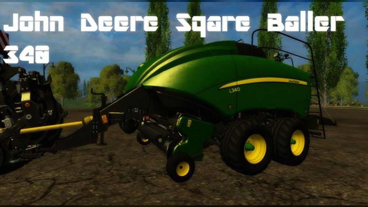 JOHN DEERE SQARE BALLER 340 V1.2