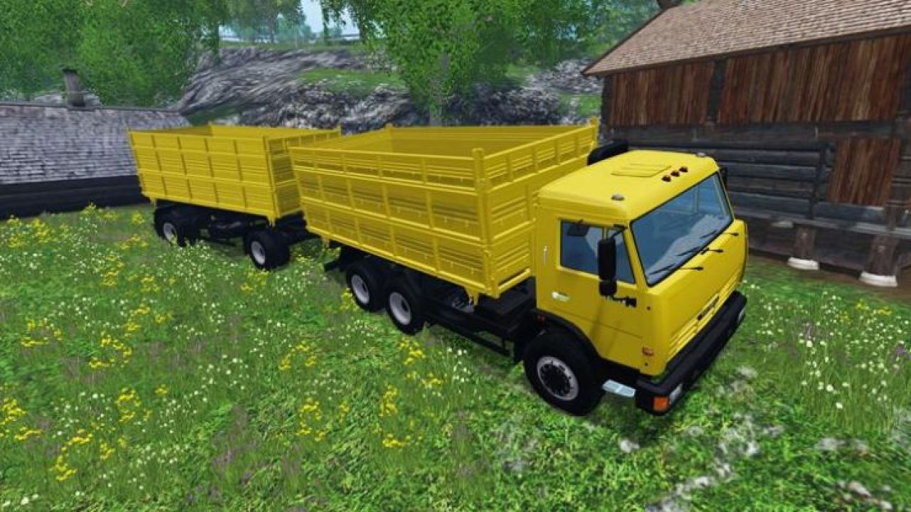 KAMAZ 45143 TRUCK & TRAILER