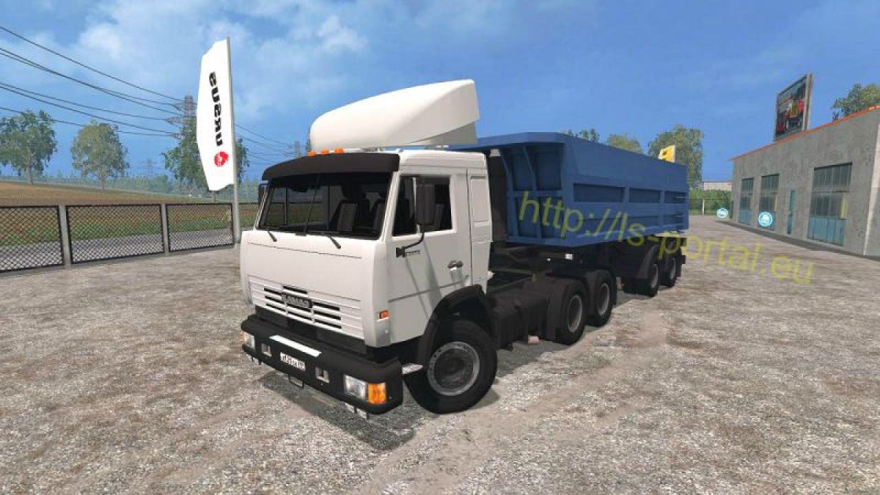 Kamaz 54115 + Trailer SZAP-9517