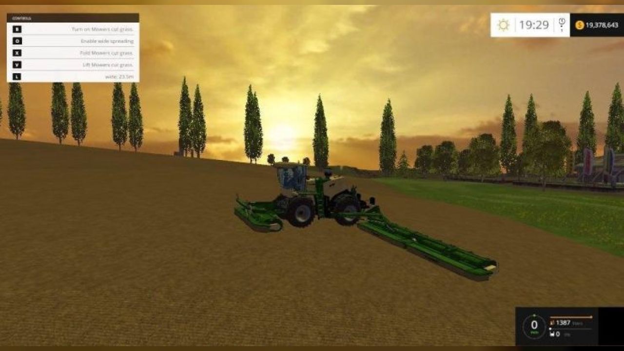 Krone BiG M 500 Wide Single Windrow