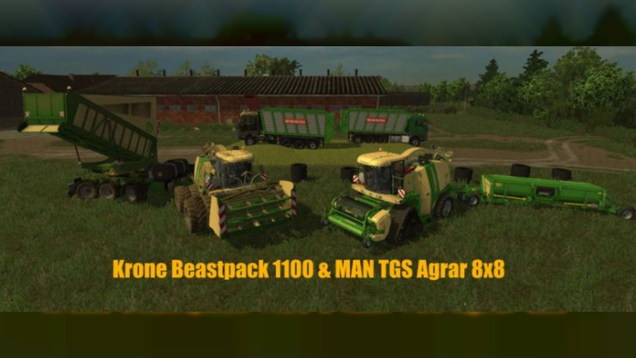 Krone BigX 1100 BeastPack v12.0 Beta