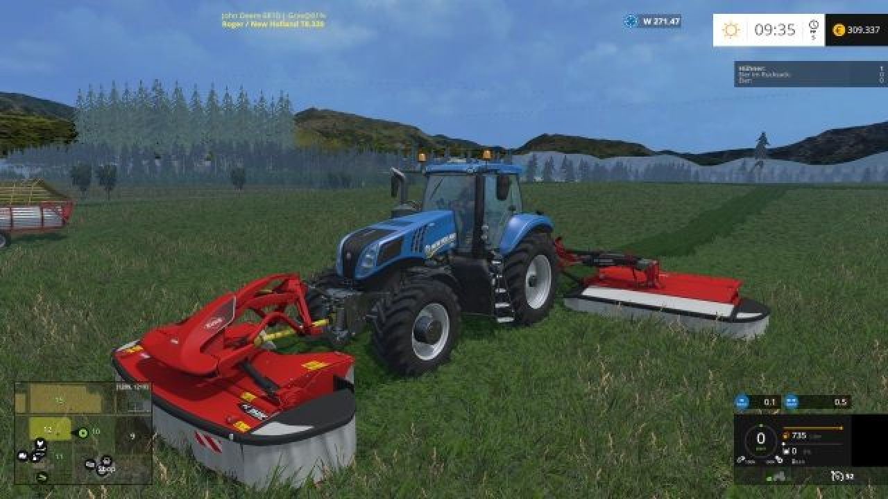 Kuhn FC3525F/FC10030 with swathing (FBM Team-Mod)