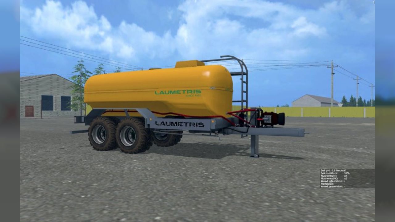 Laumetris tank-trailer PTL-12V