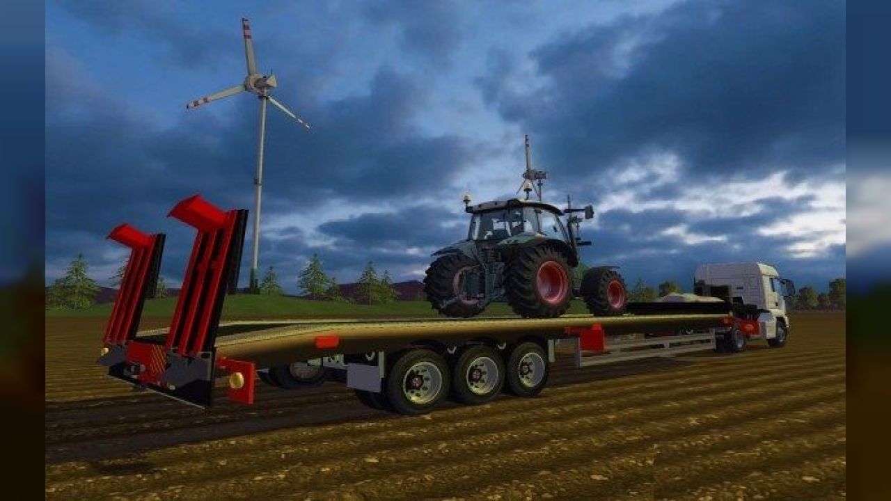 Low Loader Transporter Trailer v2