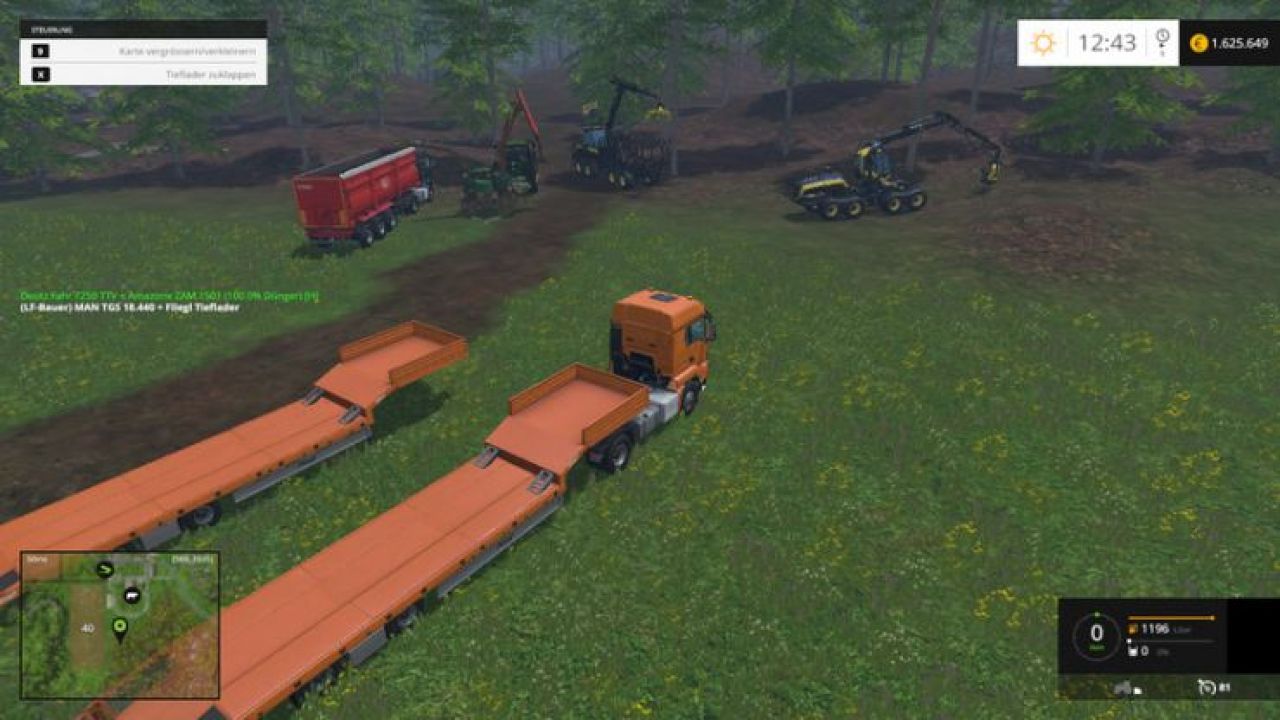 MAN low loader Pack