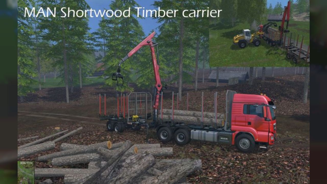 MAN Shortwood Timber carrier