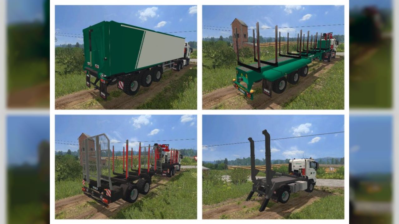 MAN TGS 41.480 Forest Pack v2.0