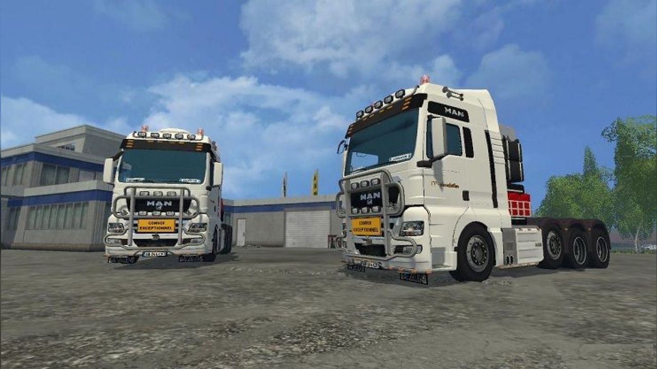 MAN TGX 8X4 TRUCKS PACK