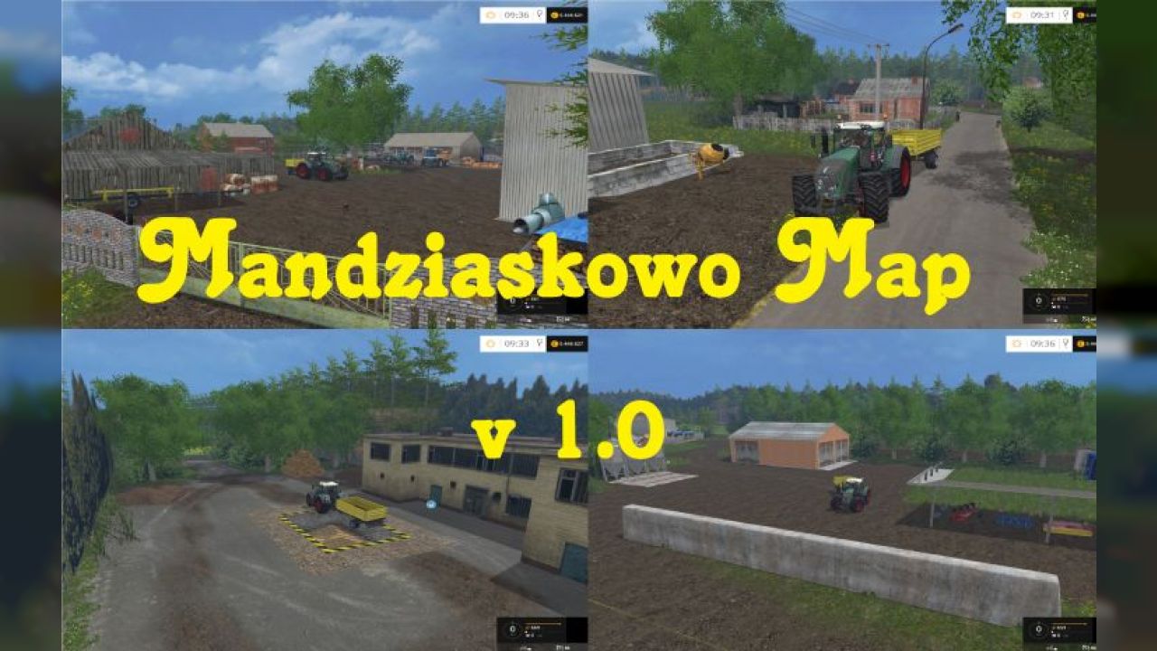 Mandziaskowo Map