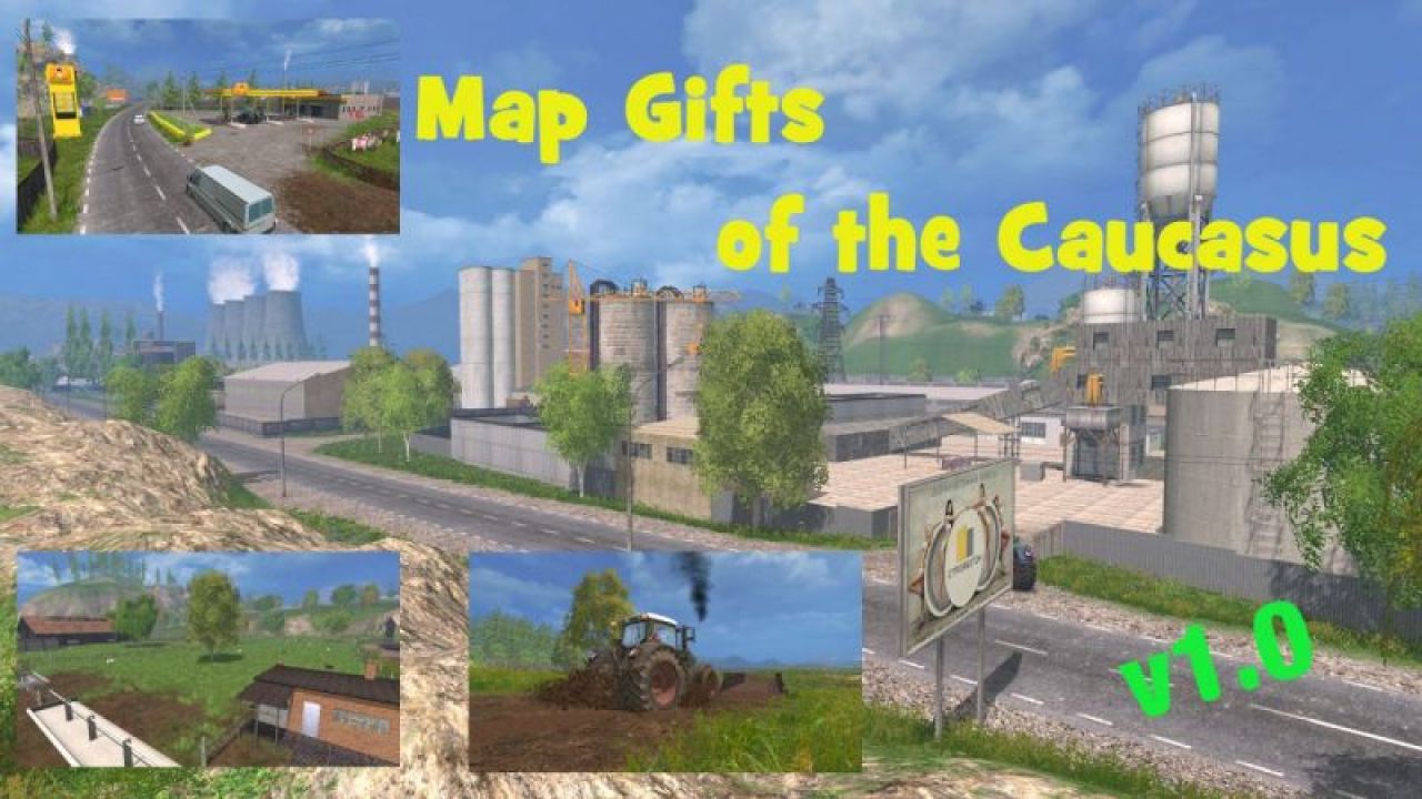 Map Gifts of the Caucasus