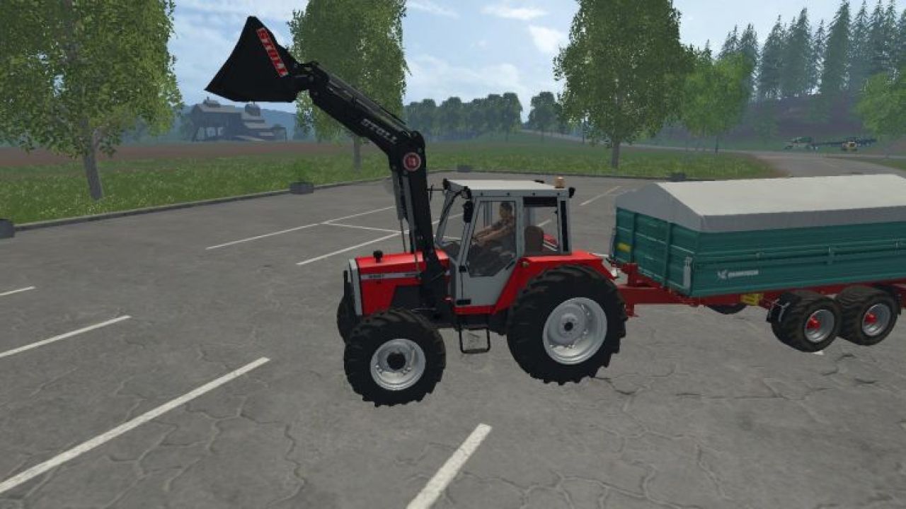 MASSEY FERGUSON 698T W/FRONT LOADER