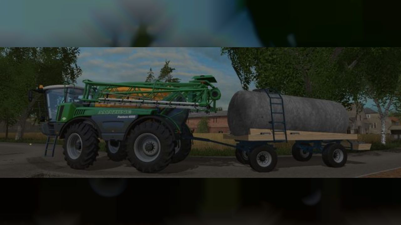 Mobile fertilizer tank