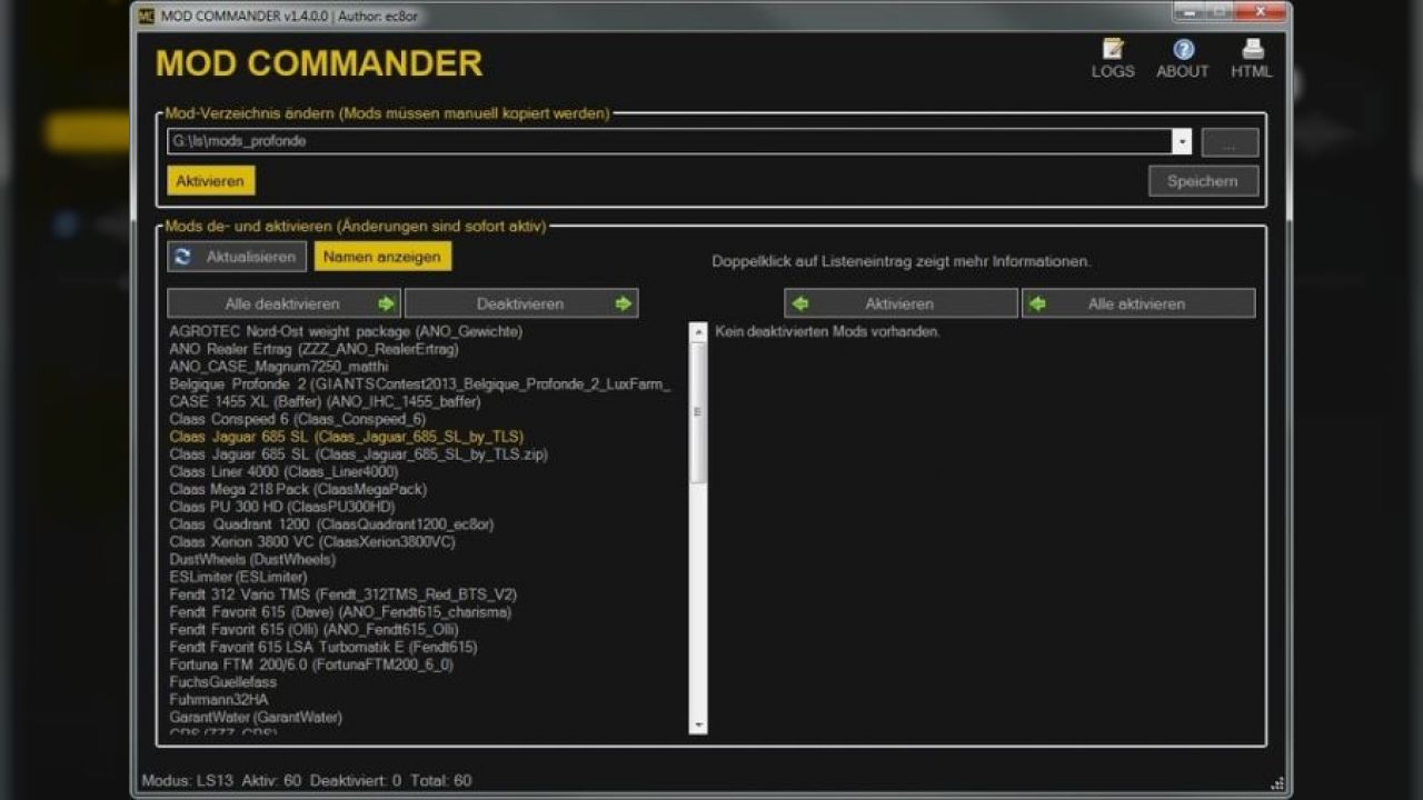 Mod Commander v1.7 beta