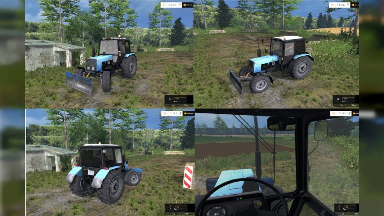 MTZ-1025 Belarus FL + Buldozeris