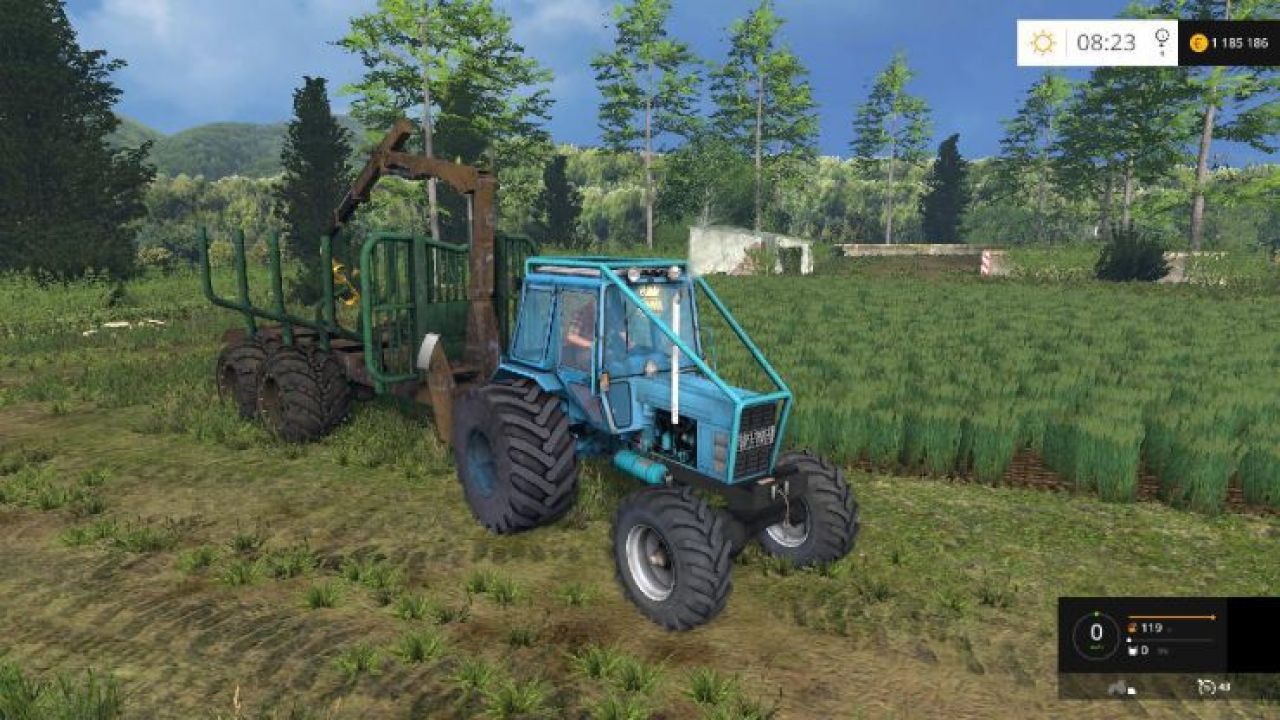 MTZ-82 + trailer MISKINE