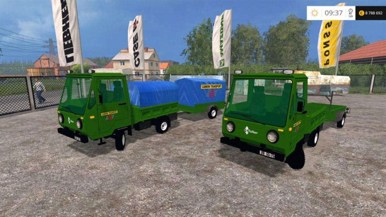 Multicar and Trailer ROS Camion Transport V0.1