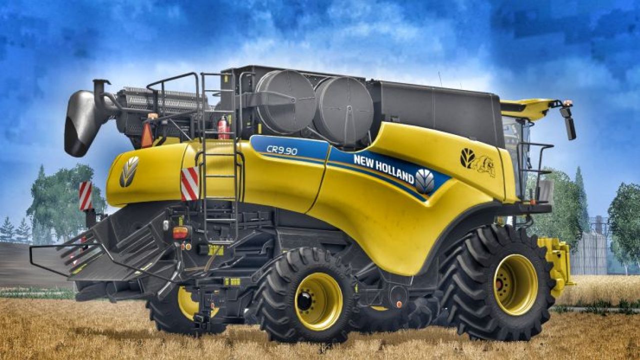 New Holland CR9.90 White & Yellow Rims