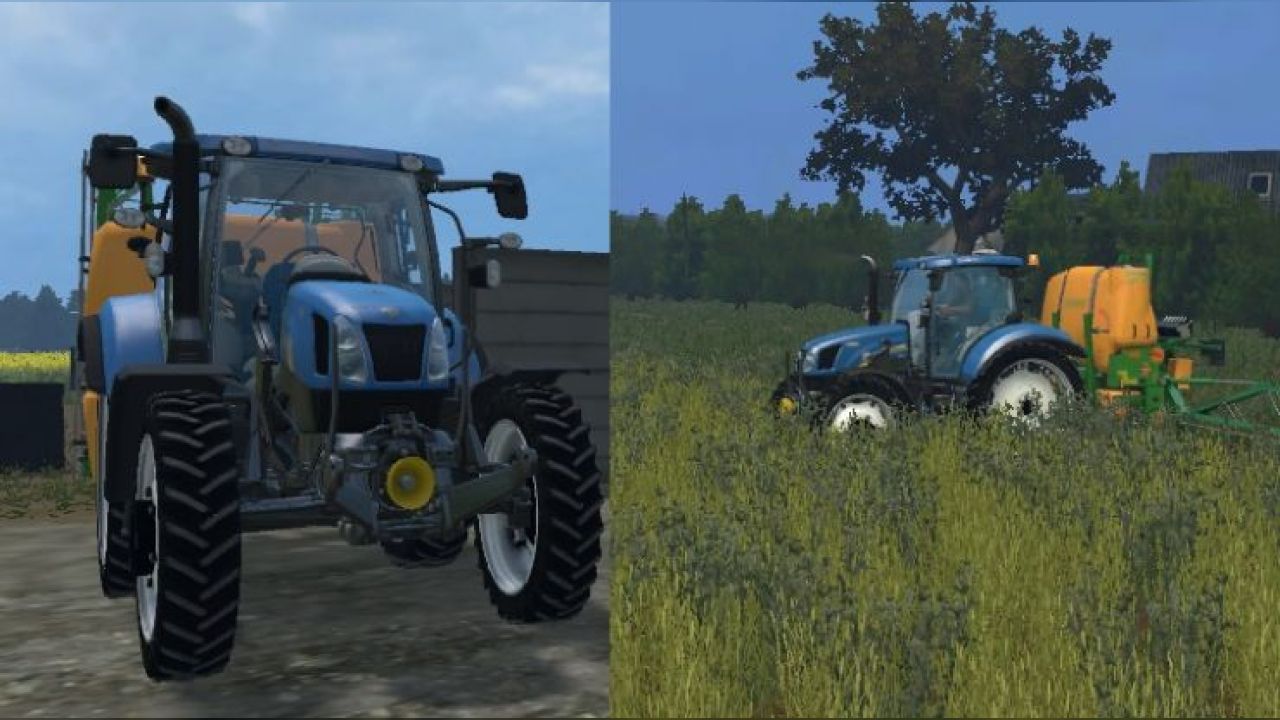 New Holland T6160 (Additional wheels)