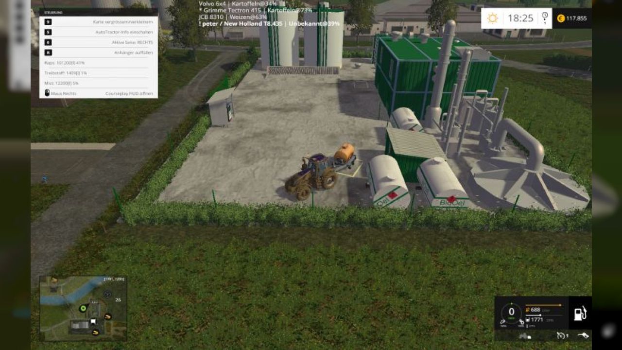 Placeable Bio-Fuel Raffinerie