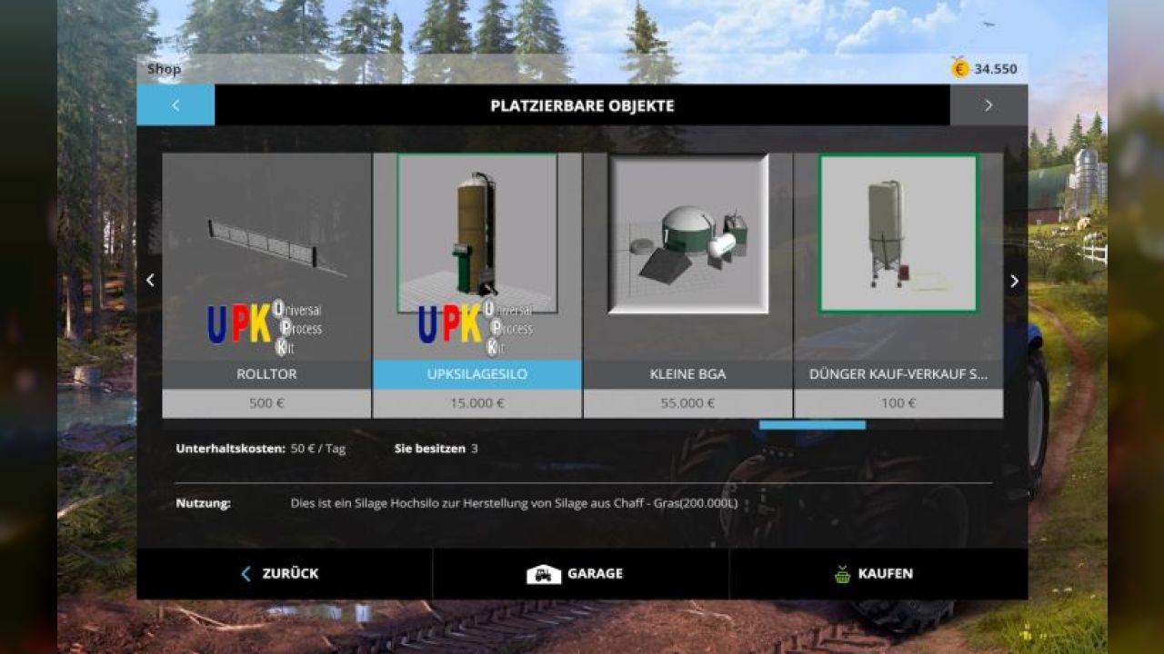 Placeable height Silage Silo v3