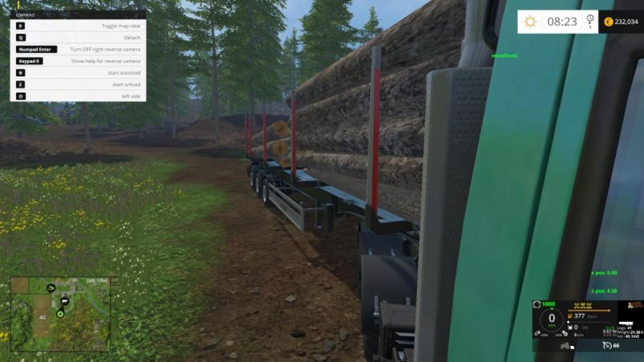 Reversing camera for truck v1.2