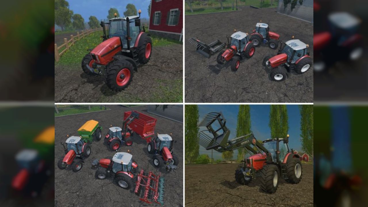 SAME FORTIS 190 MIT FRONTLADERKONSOLE & WECHSELBEREIFUNG TRACTOR V1.2