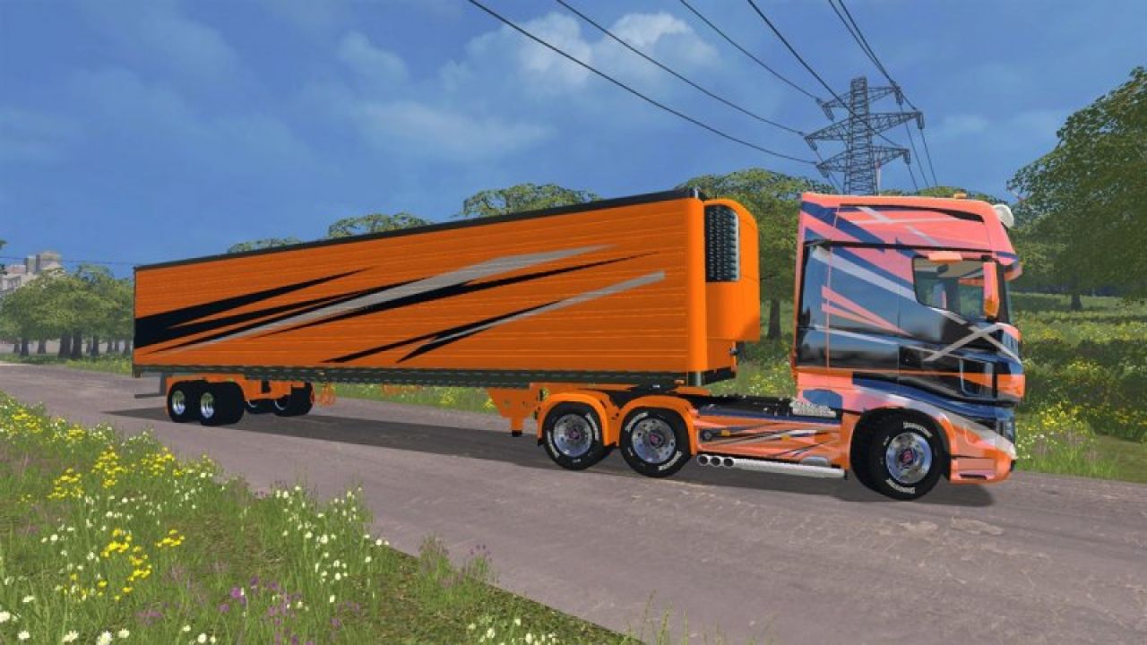 Scania R700 Evo and Trailers Toprun