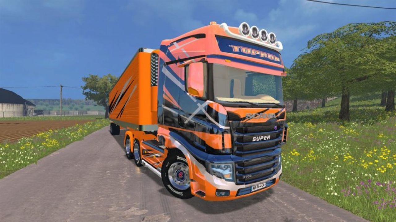 Scania R700 Evo and Trailers Toprun