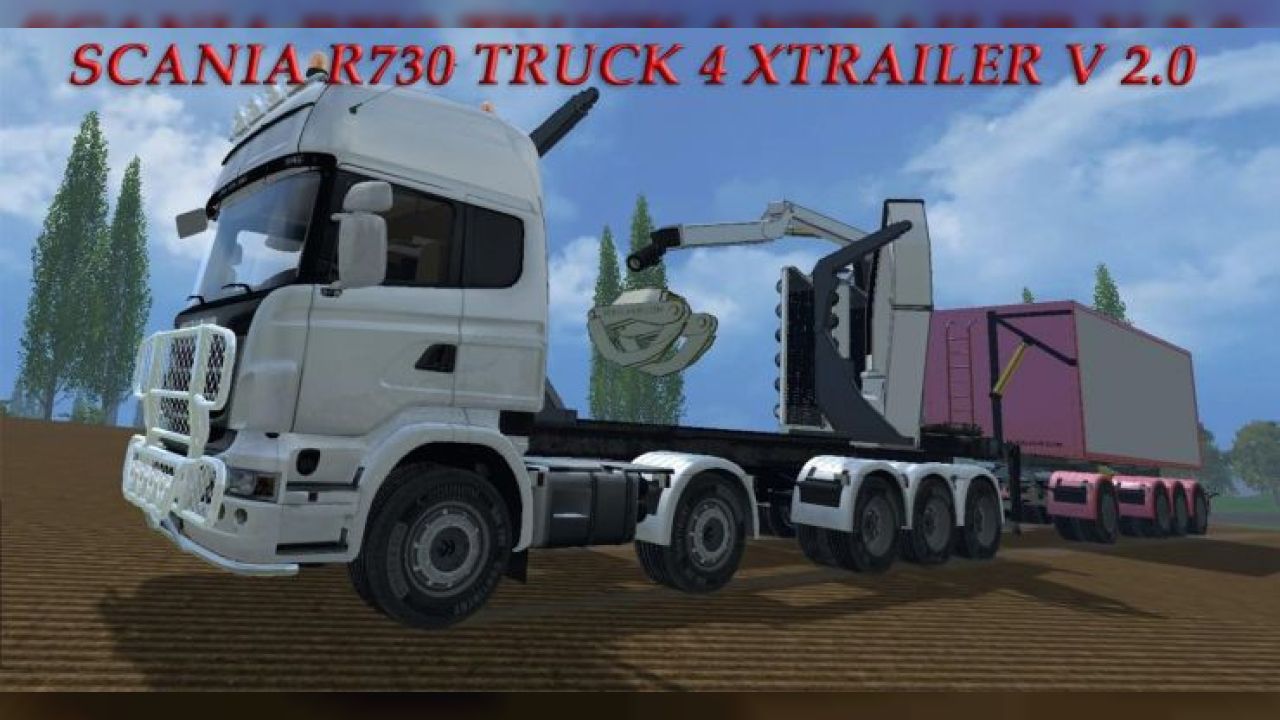 SCANIA R730 TRUCK 4 XTRAILER V 2.0