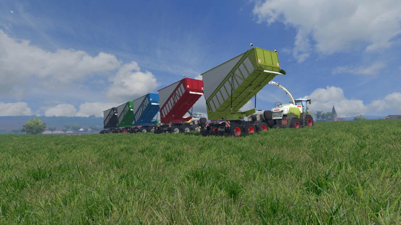 Silage transport trailer