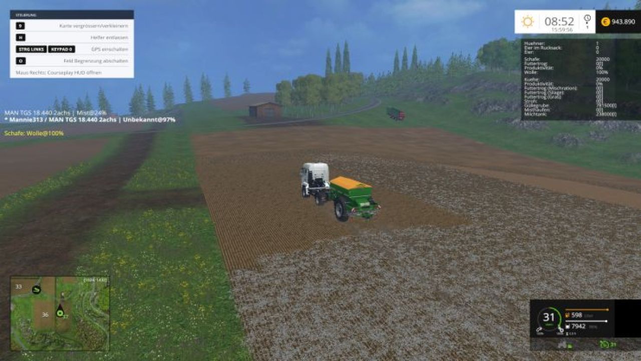 Slurry manure and lime Mod LS15