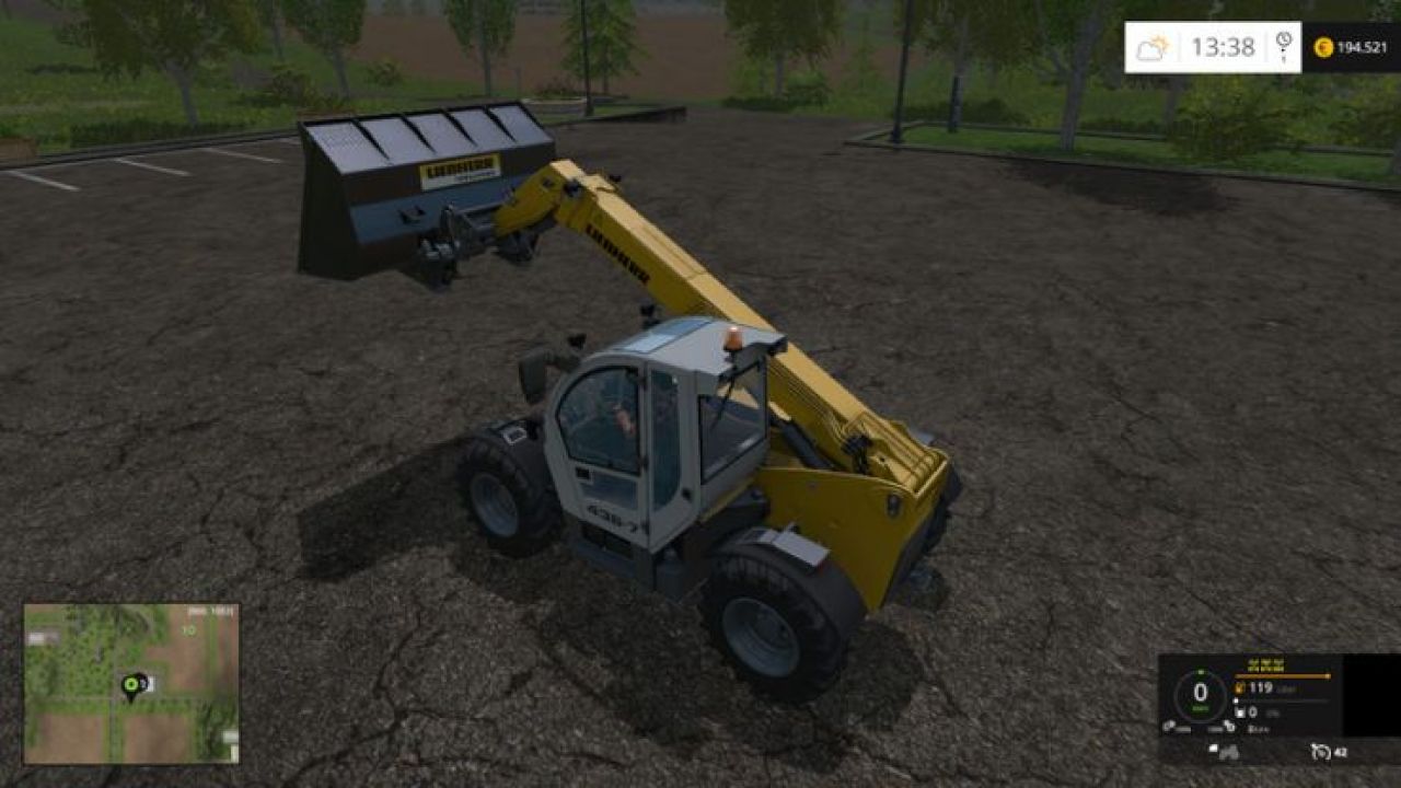 Telehandler shovel v1.3